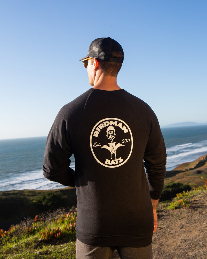 Birdman Bats Fleece Pullover Sweatshirt