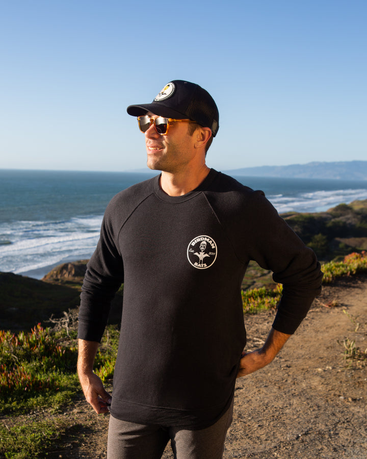 Birdman Bats Fleece Pullover Sweatshirt