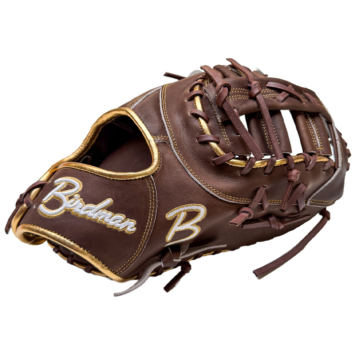 Birdman 13" Mocha and Gold First Base Iconic Series Glove
