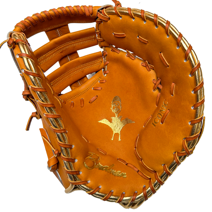 Birdman 13" Tan and Gold First Base Iconic Series Glove
